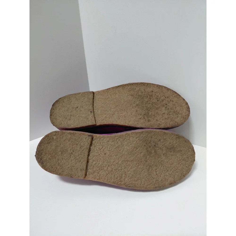 L.L.‎ Bean Shoes Youth Kids 6 Purple Suede Leather Lace Up Chukka Desert Boots